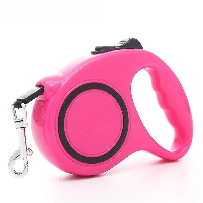 Quick Release Durable Retractable Dog Leash Ribbons Personalized Adjustable Multi-Color 3M 5M Outdoor Escape Nylon Rope Plastic