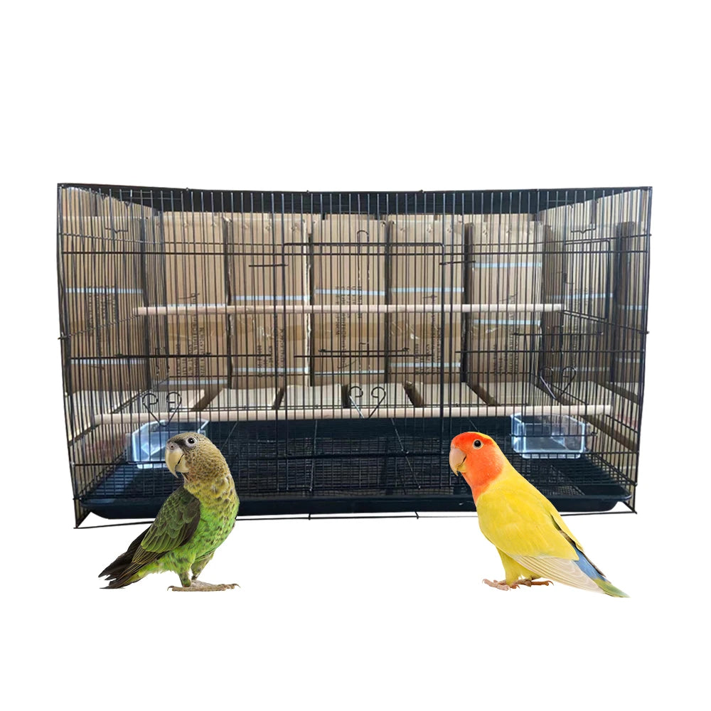 Free Shipping Steel Mesh Small Folding Love Bird Hanging 2gr Buy Cage for Birds Parrot Stacking
