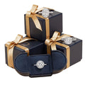 One Top Customization High-end Ring Box Leather Jewelry Rings Boxes Custom Gift Box