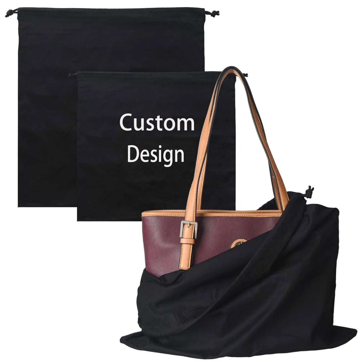 Custom Dust  Bag for Handbags Storage Dust  Bags Cotton with Drawstring Purses Pocketbooks Boot