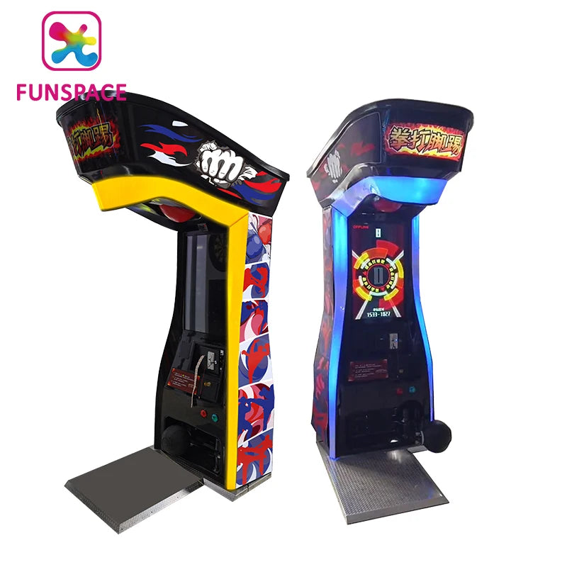 Funspace Indoor Amusement Kicking and Punch Arcade Simulator Punch Kick Boxing Sport Game Machine