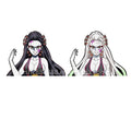 3D Motion Sticker Anime Lenticular Sticker Waterproof Decals for Laptop Cars Refrigerator