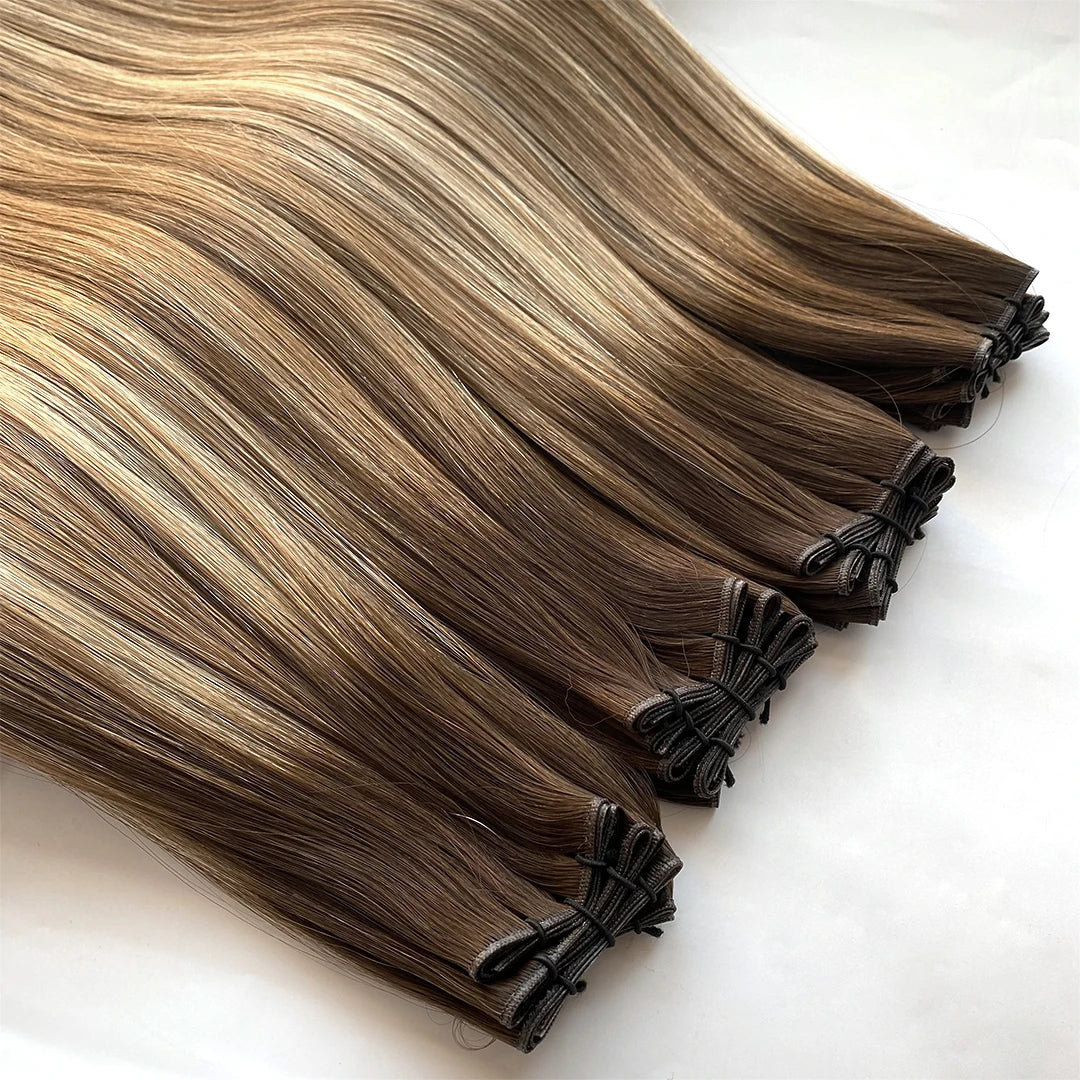 High Quality 2025 New Design Cuticle Aligned Human Hair Extension No Return Hair Genius Weft