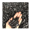 Yuhua Stone Black Color Price Polished Cobble for Garden Landscape Polished Natural Mixed Colors Oval Pebbles Outdoor Decoration