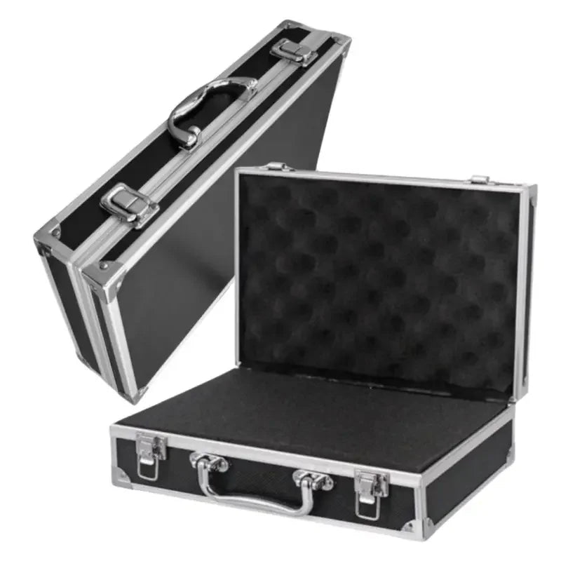 Customizable Aluminum Equipment Tool Box with Padded Cotton Impact Resistant Case Sponge Instrument Storage Case-OEM/ODM Support
