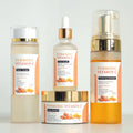 Privated Label Whitening Lightening Face Cream Toner Serum Facial Cleanser Face Care Turmeric Vitamin c Skin Care Set for Face
