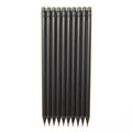 Custom Stamp 7.5 Inch Black Office & School JR Yellow Wooden Loose Pencil with Silver Logo Black Inner Box