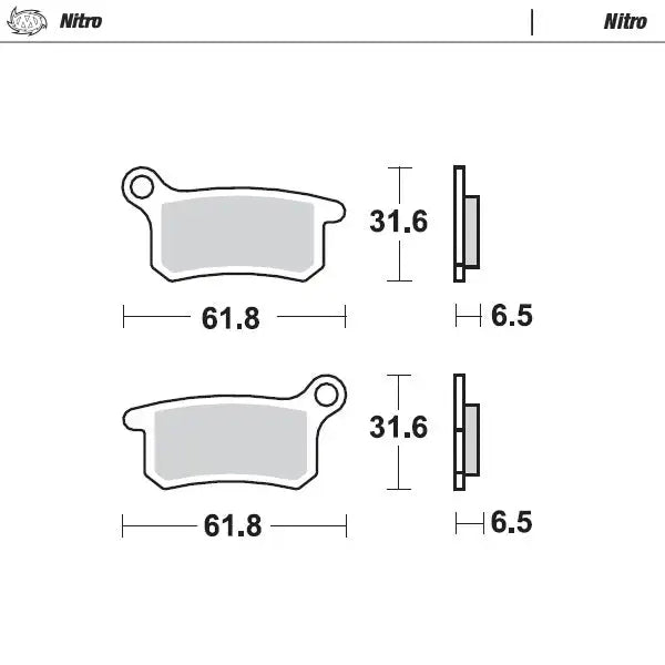 Moto Master Nitro Pads for Gas Gas MC 65 21-22 Front Springs