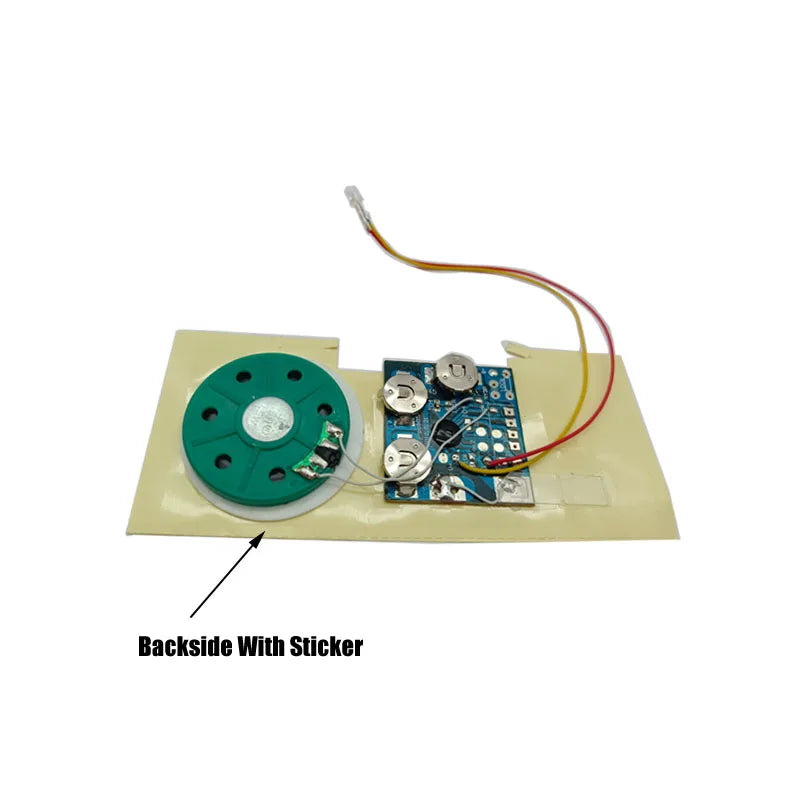 In Stock Pre-record Light Sensor Music Module with Paper Material and Offset Printing for Greeting Card