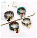 New Bohemian Women's Diamond Bracelet European and American Fashion Cute Bracelet Multi-layered Bracelets Hot Sale
