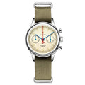 SEAKOSS Men's Chronograph Mechanical Watch Sapphire HAIOU ST1901 Movement 38mm 40mm Gooseneck Waterproof Analog Dial Alarm
