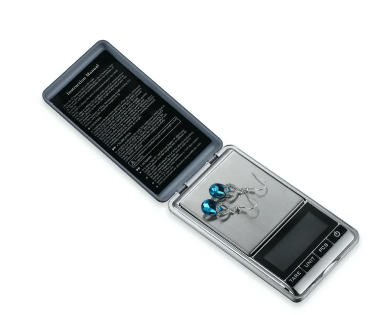 500g /0.1g Large LCD Digital Display Blue LED Backlight  Automatic off   Tare Function