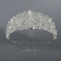 Sparkling Handmade Crystal Bridal Tiara Wedding Pageant Crown Girl Birthday Party Hair Accessories Crowns