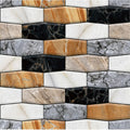 2023 Self-adhesive 3D Bricks Wall Sticker Waterproof Anti Oil  Wallpaper Kitchen Bathroom Living Room Wholesale