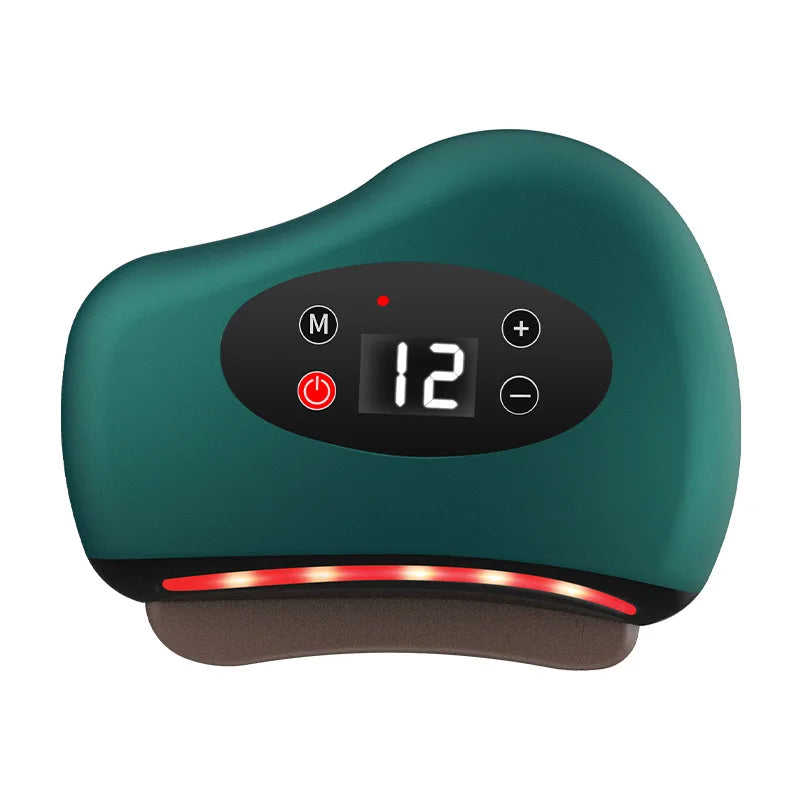 Hot Sale Beauty Healthy Electric Gua Sha Facial Tools Self Care Heating Stone Scraping Health Beauty Portable Device