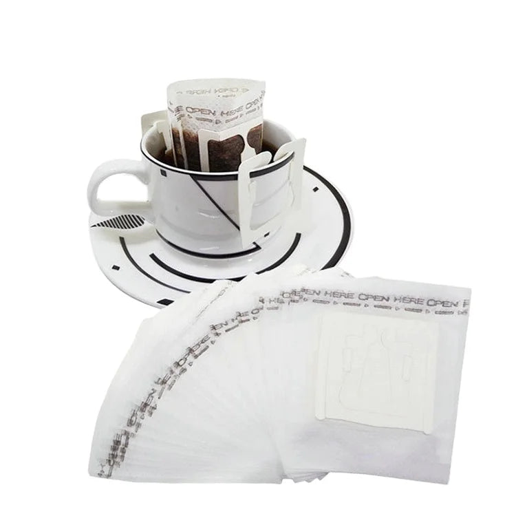 In Stock Japanese Non-woven Material Hanging Ear Style Coffee Filter Food Grade Drip Filter Bag