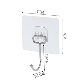 Wall Mounted Sticky Hanging Hooks Screw