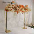 Iron Chandelier Flower Stand for Wedding & Party Decorations Number-Shaped Road Guide Display Stand in Box Packaging