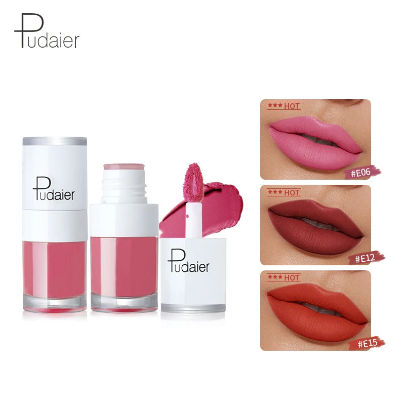 Custom Logo Velvet Matte Mini Candy Liquid Lipstick Wholesale Highly Pigmented Lasting Moisturizing Lip Glaze