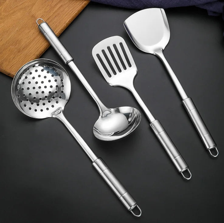 Kitchen Tools Set Stainless Steel Eco-Friendly 7-Piece Cookware and Utensils