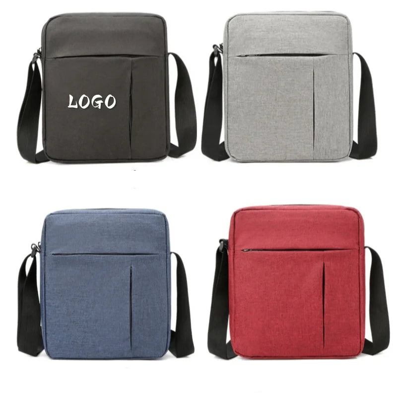 Wholesale Custom Logo Men's Mini Crossbody Bag Lightweight Nylon Messenger Bag Waterproof Casual Business Bag