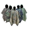 Outdoor Tactical Waterproof Camouflage Raincoat Awning From the Rain Motorcycle Rain Poncho