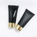 5ml 10ml 15ml 20ml30ml 40ml 50ml 60ml 80ml 100ml Soft PE Glossy Black Plastic Skin Lotion Tube Empty Plastic Hand Cream Tubes
