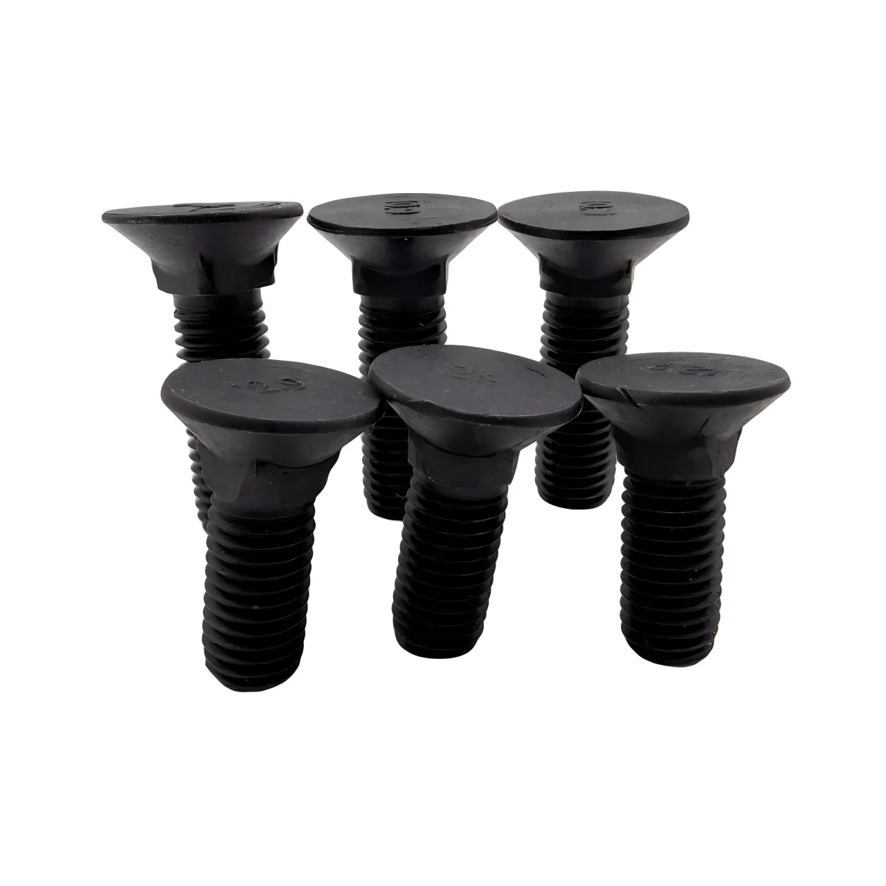 Flush Mount Plow Bolt with Square Neck CounterSunk Flat Head DIN 603/608 MP 4/8677 for Conveyor Scrapers Agricultural Machinery