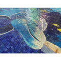 Handmade Modern Design Square Ceramic Glass Waterjet Mosaic Custom Picture Mural Tiles Outdoor Pool Swimming Villa Interior Wall