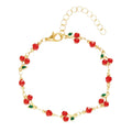 2025 New Fashion Simple Love Diamond Pendant Bracelet Trendy Summer Charm Bracelet for Women Light Luxury Metal with Temperament