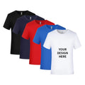 Dropshipping Custom Tee 100% Cotton Custom Mens White T Shirt Printing MegaBDM