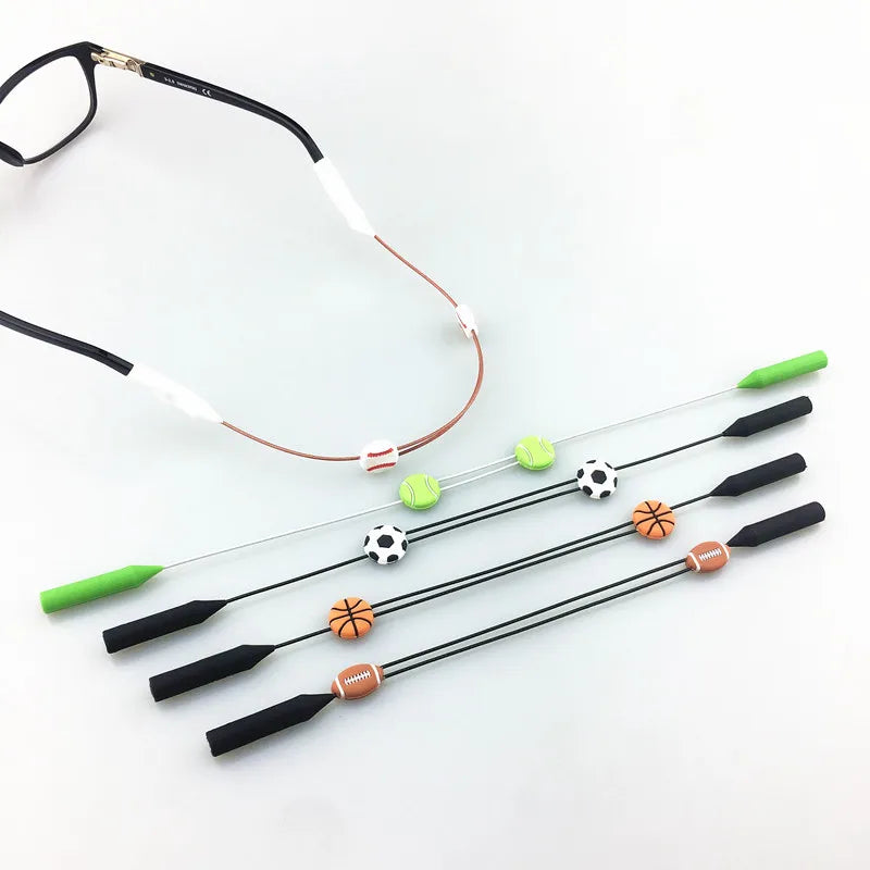 Adjustable Silicone Eyeglass Strap Non-Slip Sports Lanyard with No Tail Sunglasses Cords for Men and Women