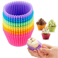 High Temperature Resistant Oven Safe Bakeware Cupcake Baking Pan Mini Silicone Egg Tart Muffin Cake Tray Cup for Baking
