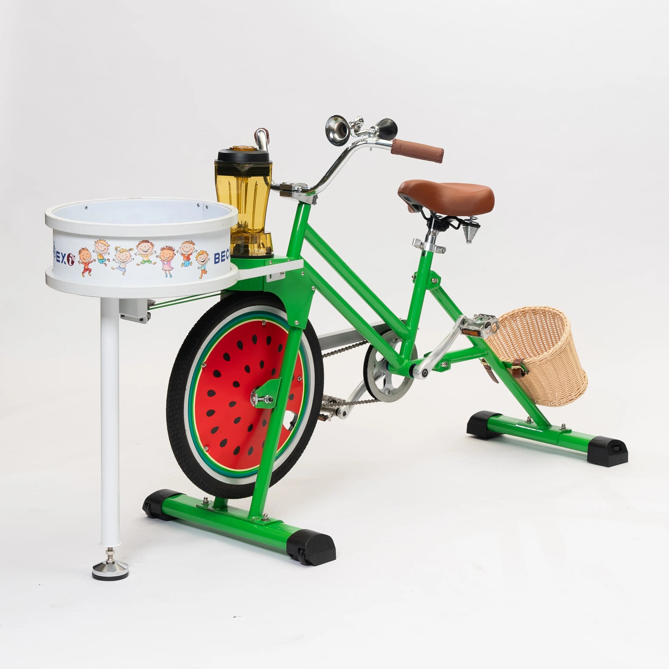 EXI Pedal Power Generator Exercise Large Outdoor Amusement Equipment for Kids Party Equipment Smoothie Cruiser Spinning Art