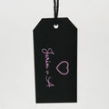 Nice Brand Customized Design Professional Tags Foldover Tag Necklace Reusable Gift Tags