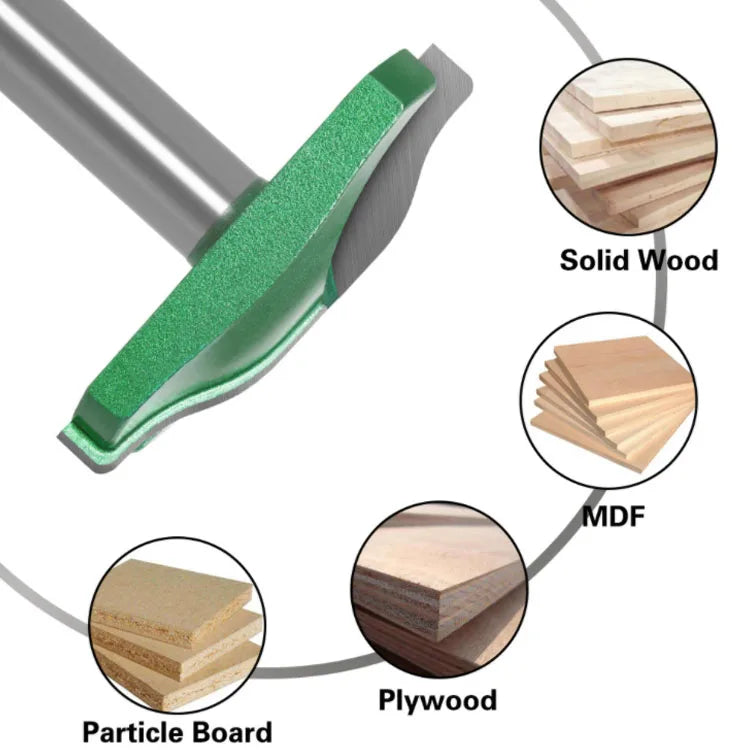 1PC 12MM Shank Milling Cutter Wood Carving Raised Panel Cabinet Door Router Bit Set Ogee Woodworking Cutter Router Bits