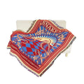 100% Cotton Tassel Soft Woven Throw Blanket  Custom Design Tapestry