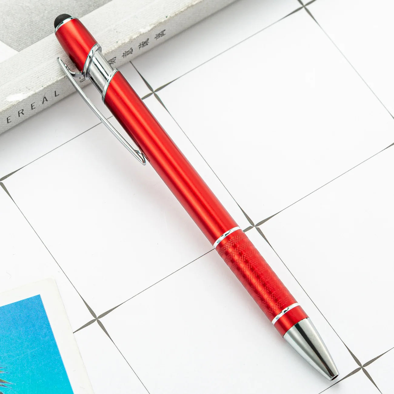 Hot Selling Promotional New Multifunction  Stylus  Touch Screen Pen 2 in 1 With Custom Logo Metal Ballpoint Pen