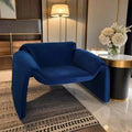 Light Luxury Modern Designer Crab Chair Single Sofa Chair for Living Room Casual Creative Letter Shaped for HomeStay Beauty