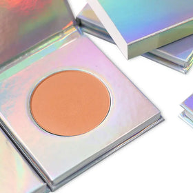 New Factory Holographic Blush Compact Vegetarian Single Blush 5 Colorst Makeup Blush Palette