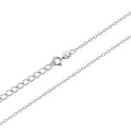 1.3mm Harmmed Flat Cable Link Extender Pure 925 Sterling Silver Cable Chain for Necklace Jewelry