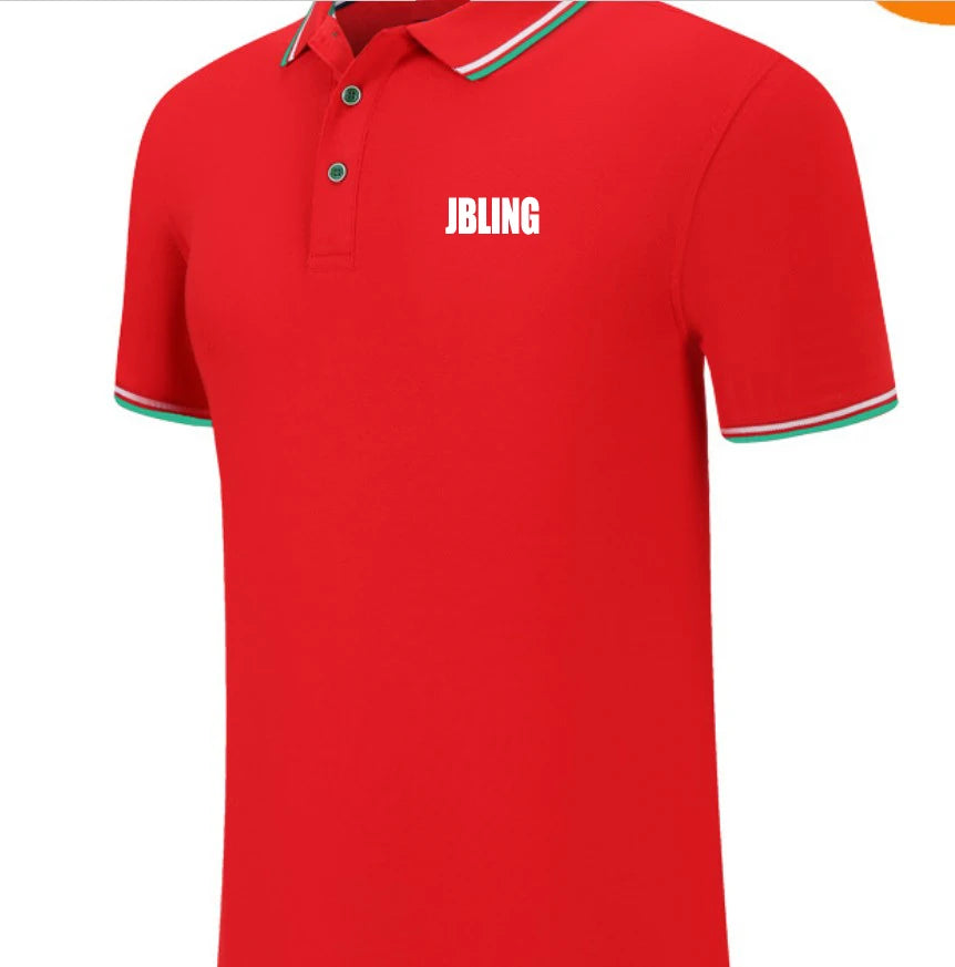 Gold White Collar Garment Factory Polo t Shirt