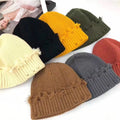 BSBH Short Winter Skull Cap Cuffed Beanie Custom Knit Skull Beanie Fisherman Distressed Beanie for Men Women