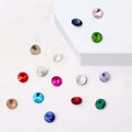 Fashion Nail Art Jewelry Ornament Rhinestones CZ Crystal Gemstone Diy Wedding Dress Decorative Accessories Round Glass Diamonds