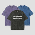Wholesale Washed Tee Heavy Weight Tshirt Custom Oversized Blank Men 100% Cotton Acid Wash T Shirt
