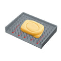 Soap Holder Case Box Travel Soap Dish with Drain Eco Friendly Bathroom Silicone Soft Bag Custom Kitchen Accessories