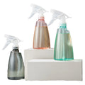 500ml Transparent Plastic Handheld Trigger Spray Bottle Multi-Color Options with Adjustable Pressure for Garden Use