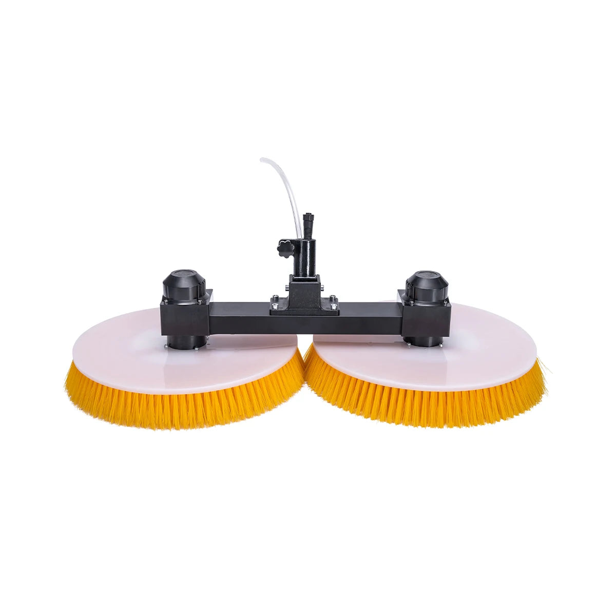 Zhenda Factory  Double Head Solar Panel 5.5M Lithium Battery With Durable Aluminum Pole Automatic Cleaning Brush