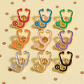 Custom Antique Cute Soft Hard Metal Medical Doctor Nurse Stethoscope Brooch Machine Enamel for with Customizable Design