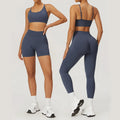 Wholesale Gym Fitness Sets for Women Custom Logo Quick Dry Breathable Sports Workout Training Yoga Sets